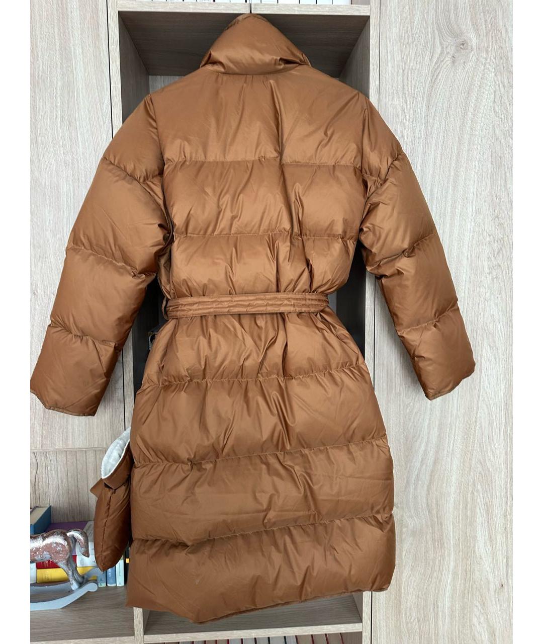 NEW BALANCE Коричневый полиэстеровый пуховик, фото 4