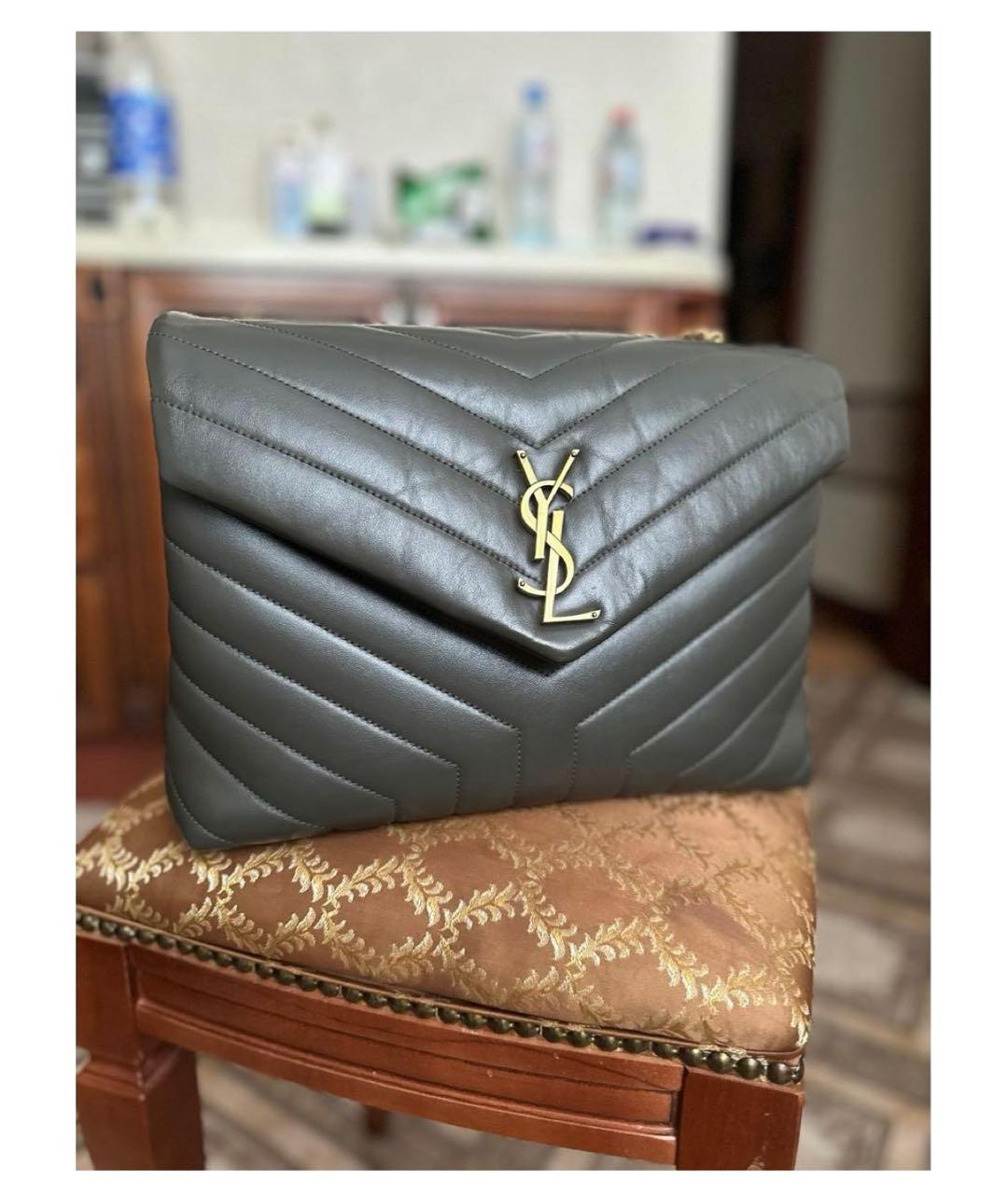 SAINT LAURENT Кожаная сумка через плечо, фото 5