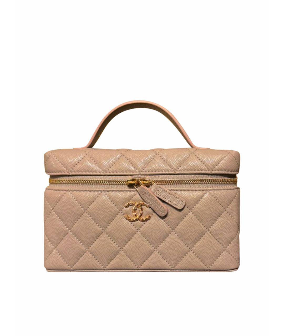 CHANEL Серая кожаная сумка через плечо, фото 1