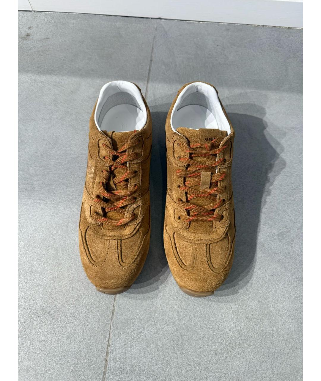 ALOHAS Коричневые замшевые кроссовки, фото 2