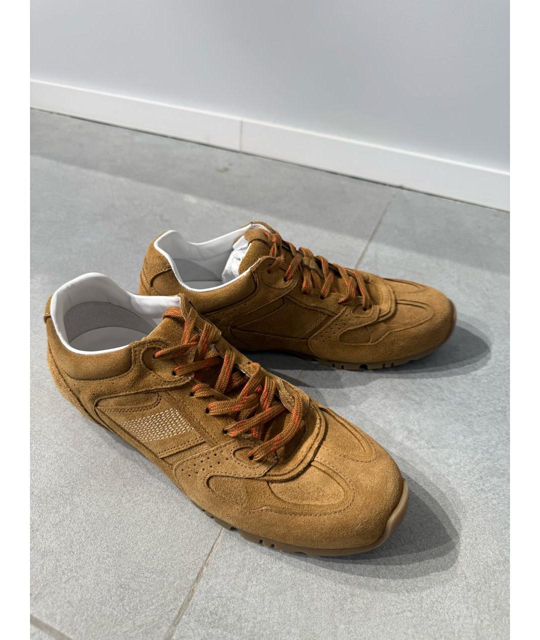 ALOHAS Коричневые замшевые кроссовки, фото 3