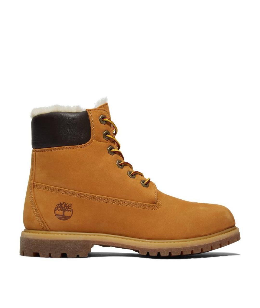 TIMBERLAND Оранжевое нубуковые ботинки, фото 9