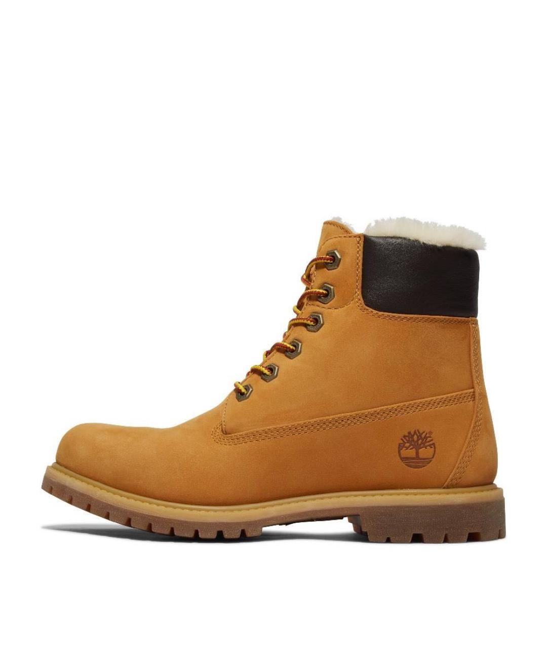 TIMBERLAND Оранжевое нубуковые ботинки, фото 8