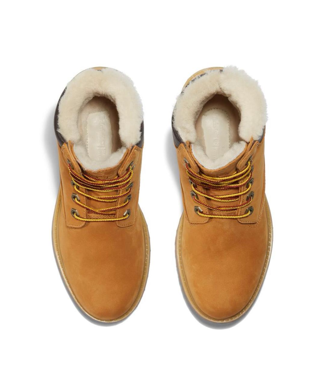 TIMBERLAND Оранжевое нубуковые ботинки, фото 3