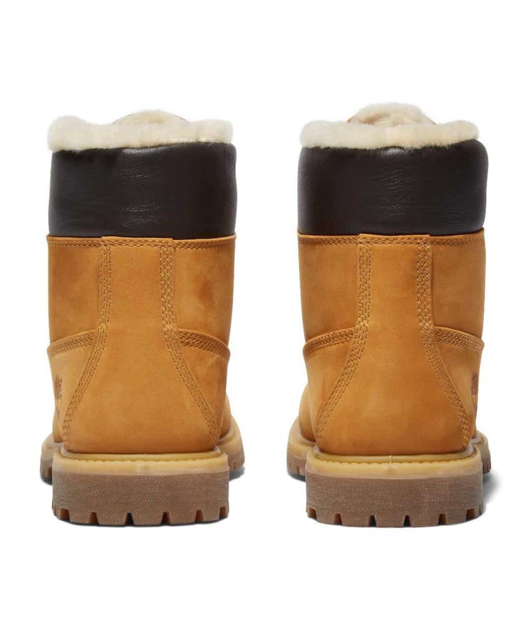 TIMBERLAND Оранжевое нубуковые ботинки, фото 4