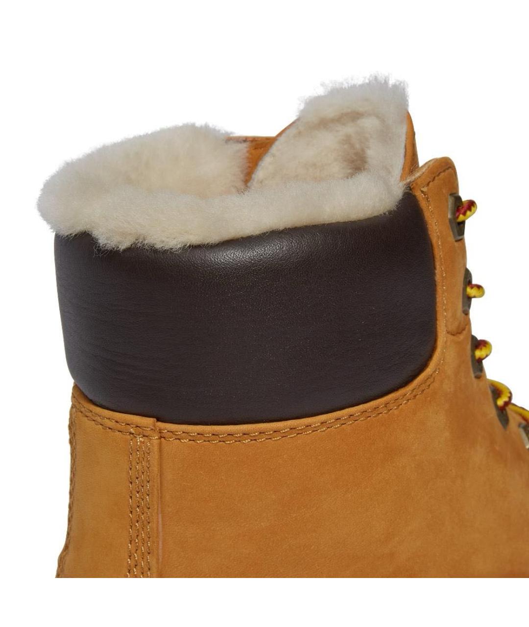 TIMBERLAND Оранжевое нубуковые ботинки, фото 7