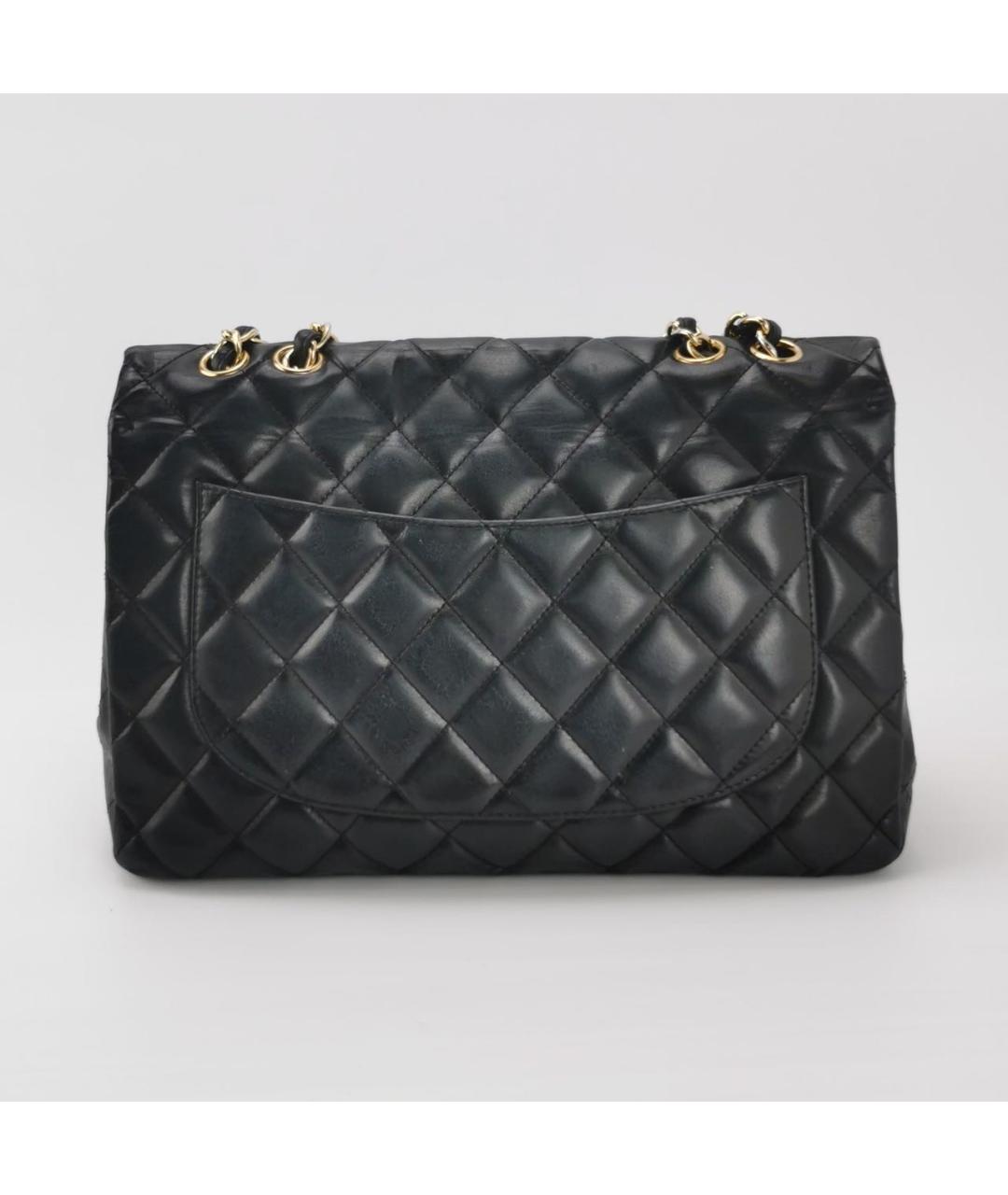 CHANEL Черная кожаная сумка через плечо, фото 4