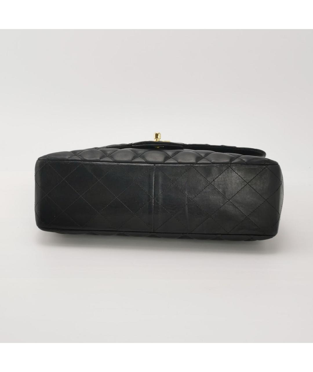 CHANEL Черная кожаная сумка через плечо, фото 8
