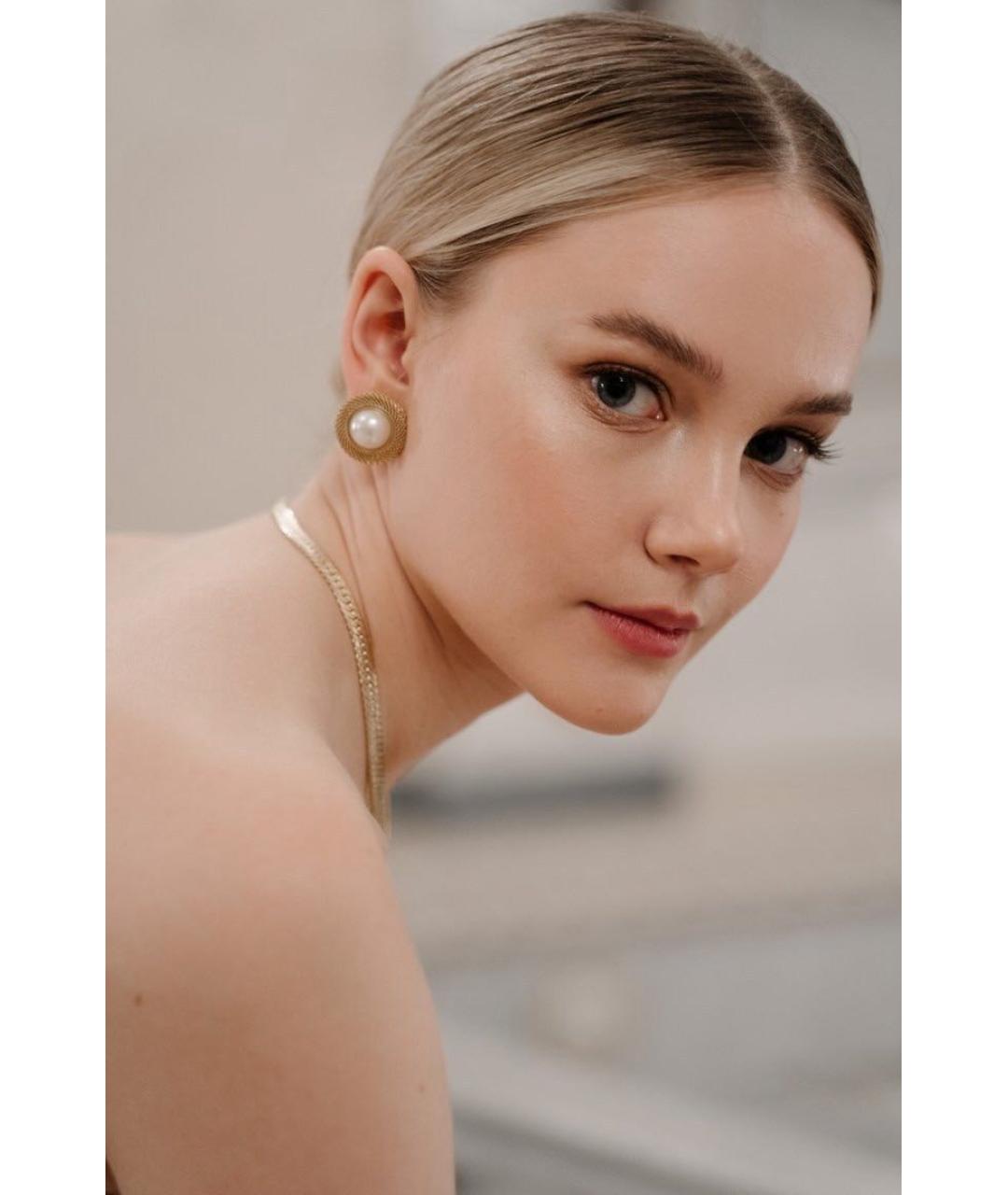 MONET Золотое металлическое колье, фото 5