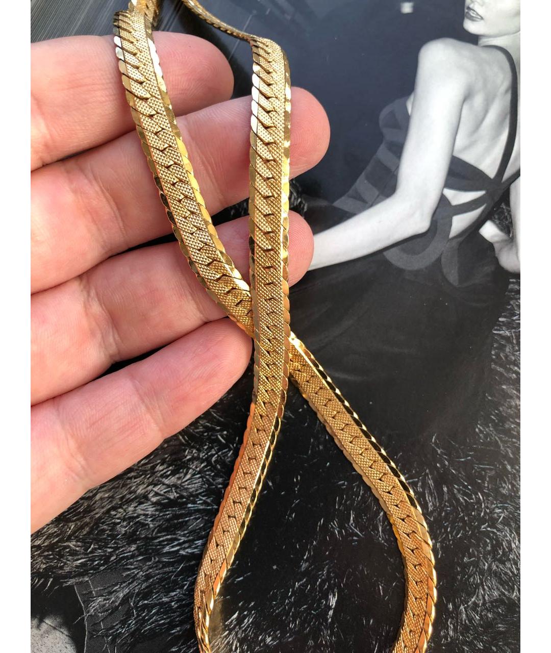 MONET Золотое металлическое колье, фото 4