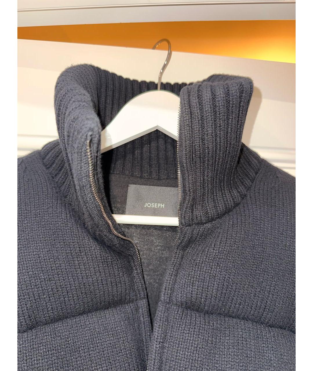 JOSEPH Черный шерстяной пуховик, фото 4