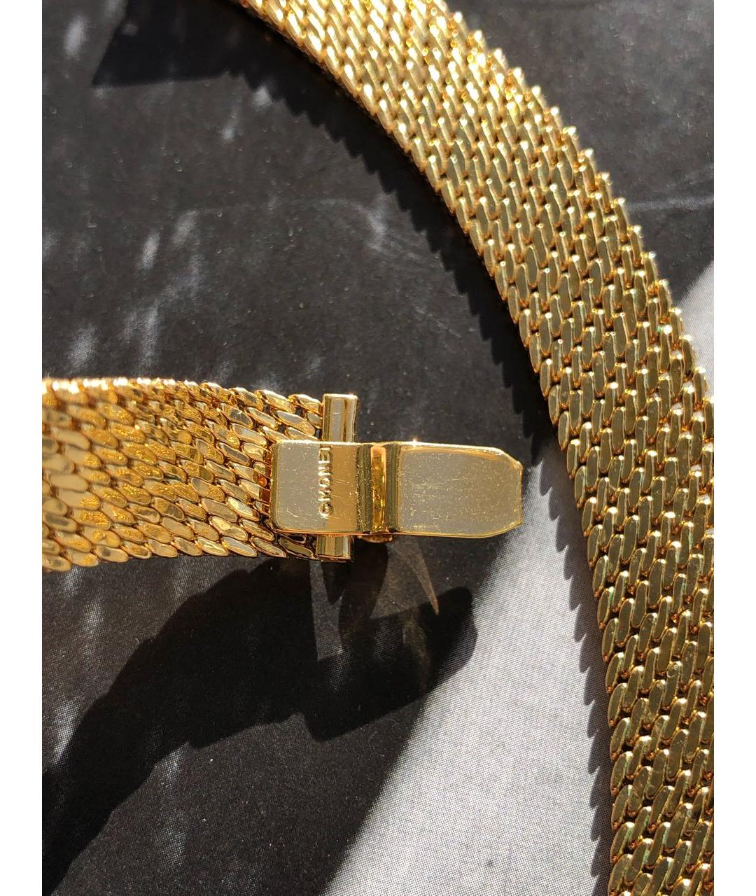 MONET Золотое металлическое колье, фото 5