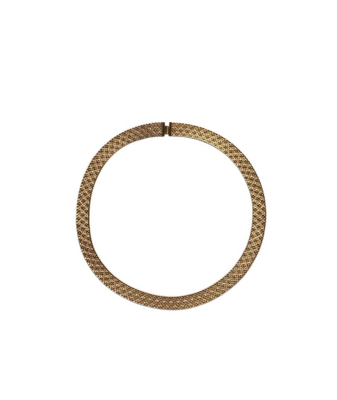 MONET Золотое металлическое колье, фото 1