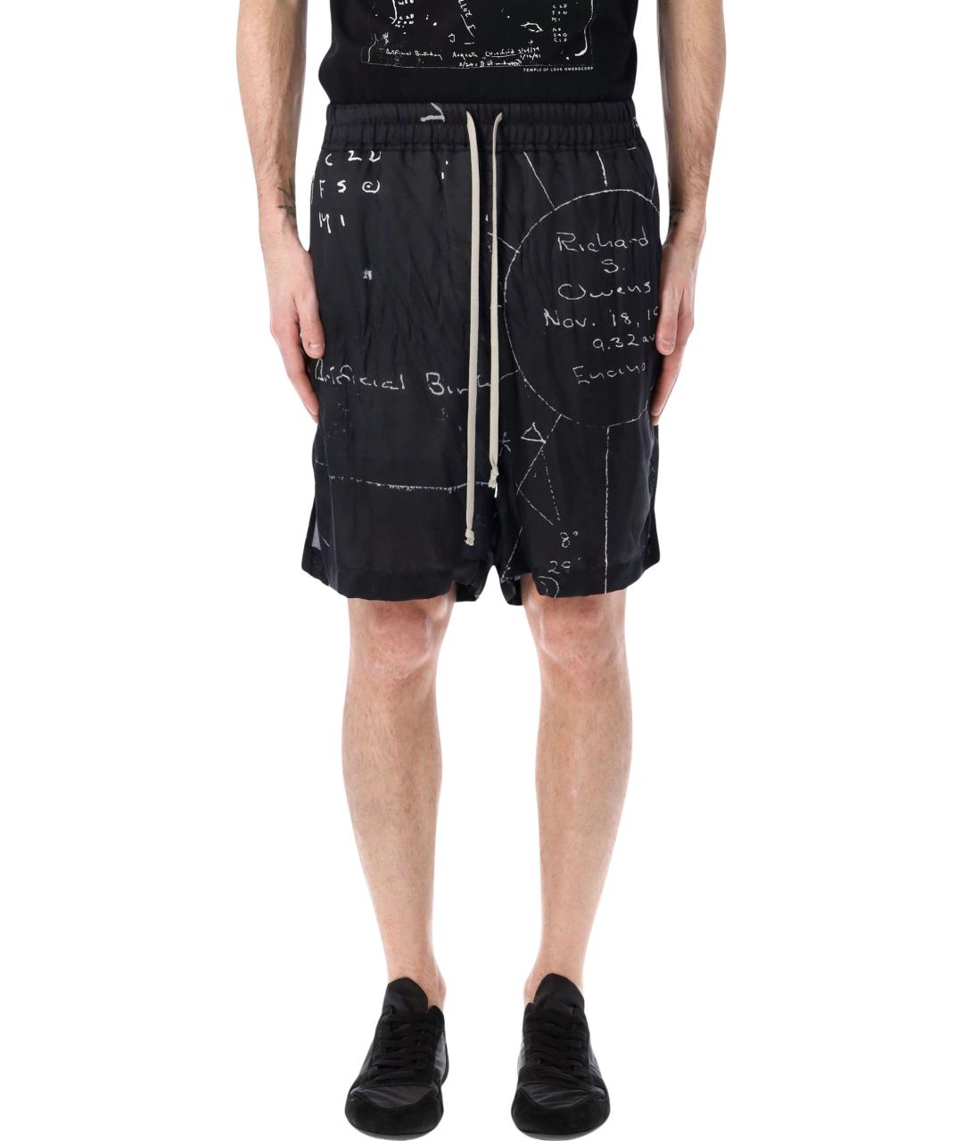 RICK OWENS Черные повседневные брюки, фото 1