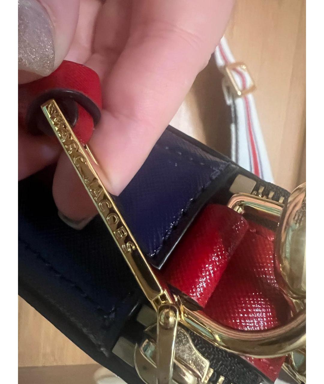 MARC JACOBS Белая кожаная сумка через плечо, фото 4