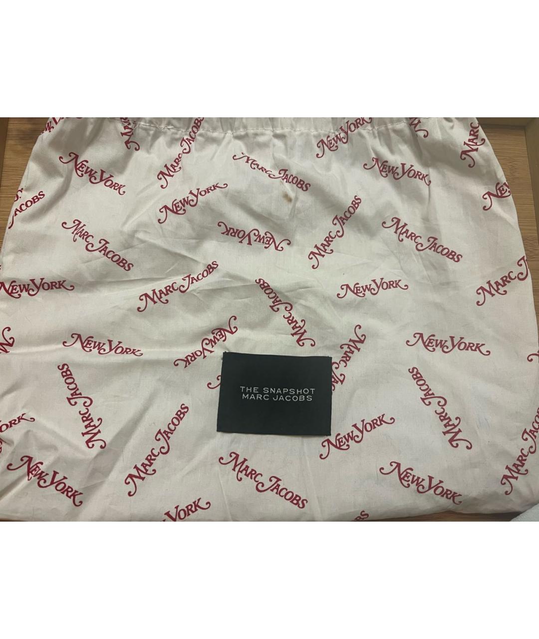 MARC JACOBS Белая кожаная сумка через плечо, фото 5