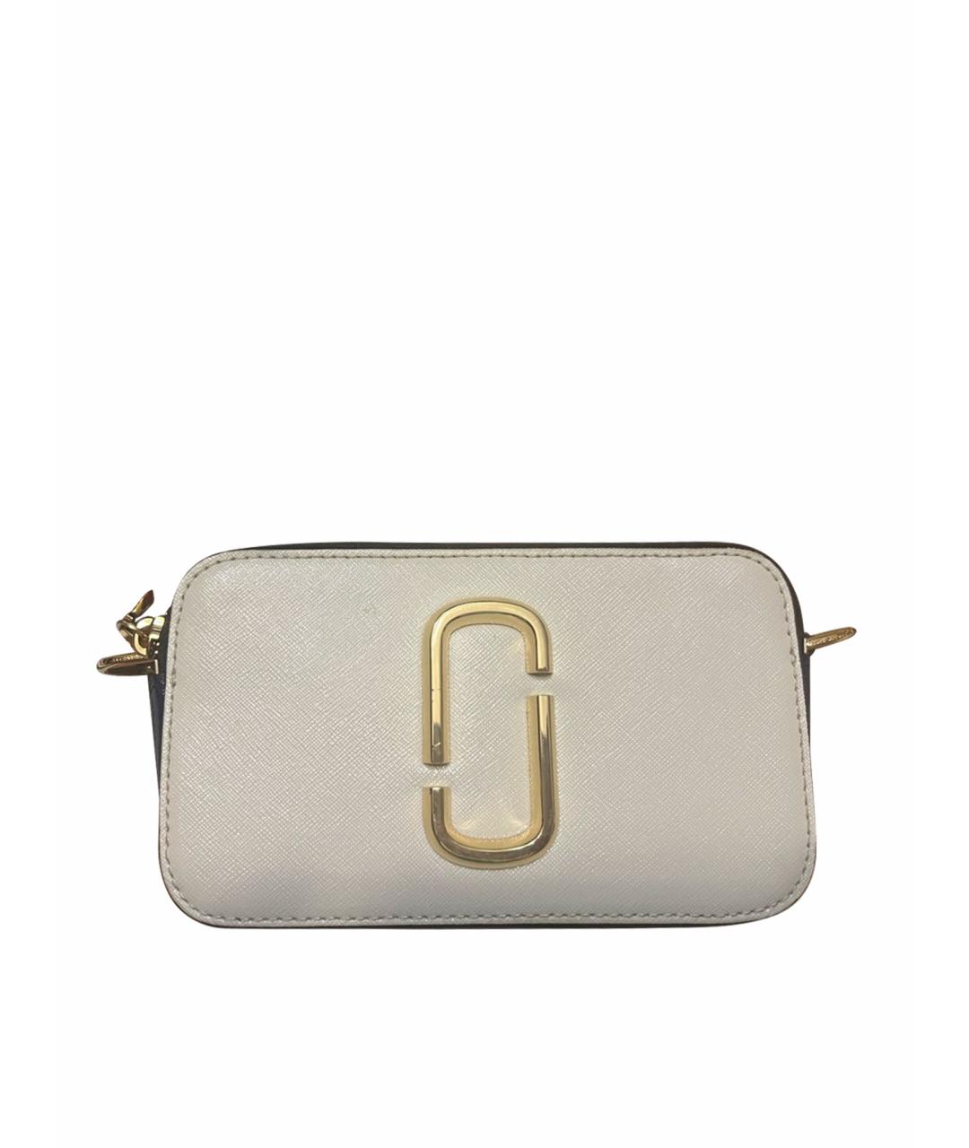 MARC JACOBS Белая кожаная сумка через плечо, фото 1