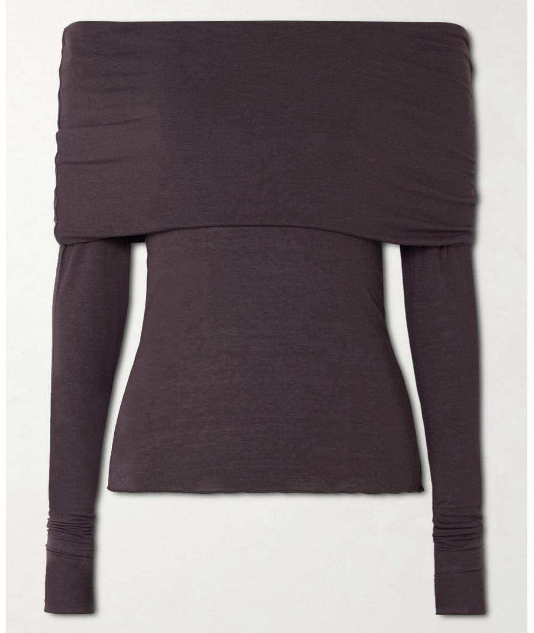 SKIMS Коричневый вискозный джемпер / свитер, фото 6