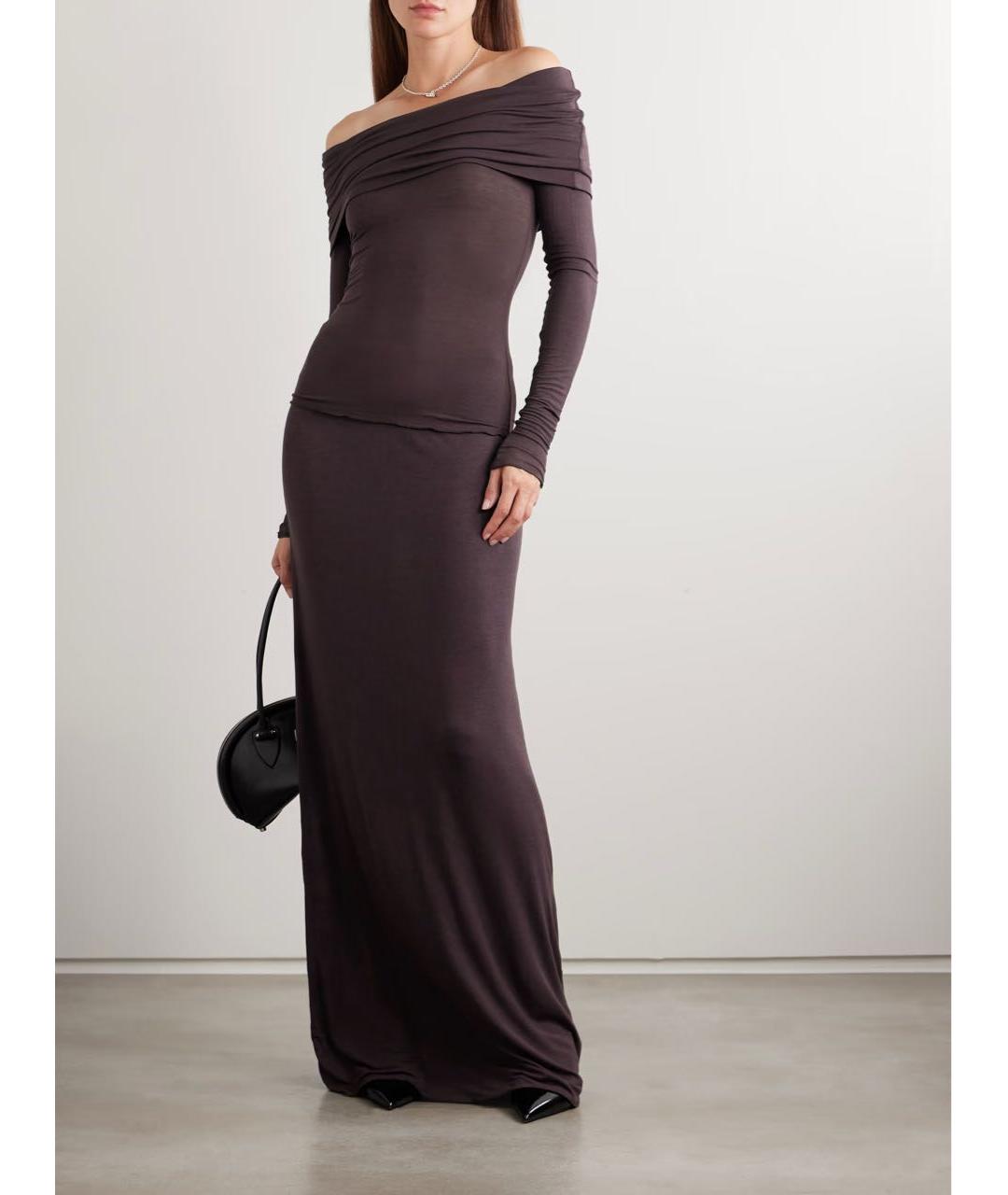 SKIMS Коричневый вискозный джемпер / свитер, фото 5