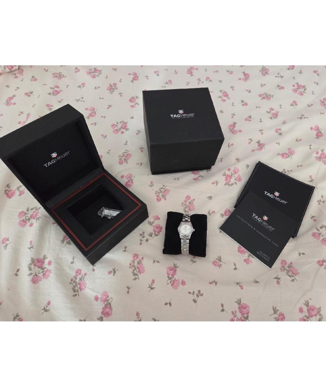 TAG HEUER Серебряные стальные часы, фото 4