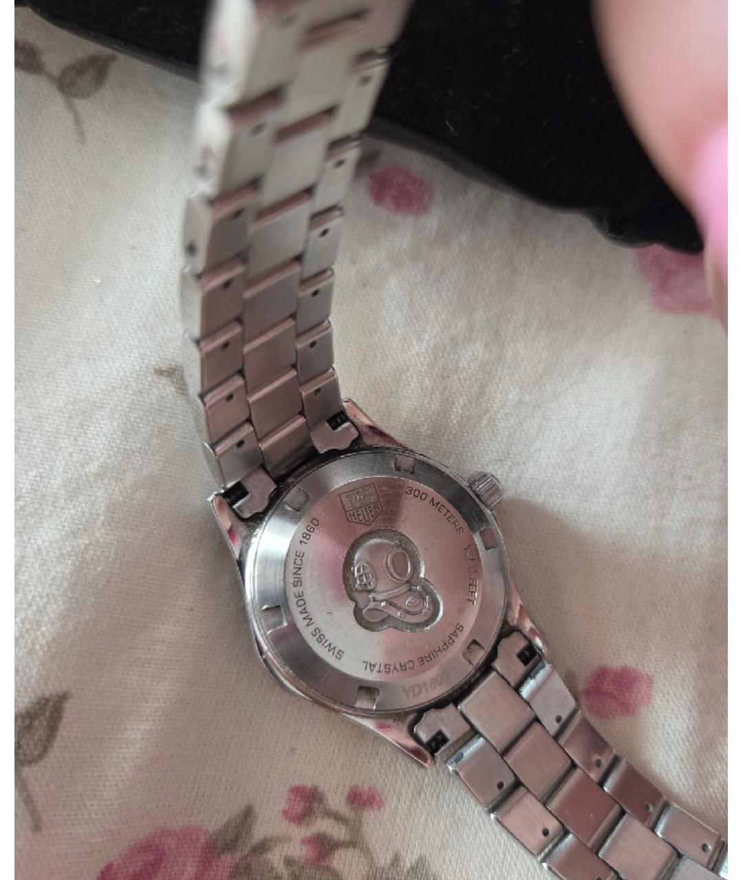 TAG HEUER Серебряные стальные часы, фото 2