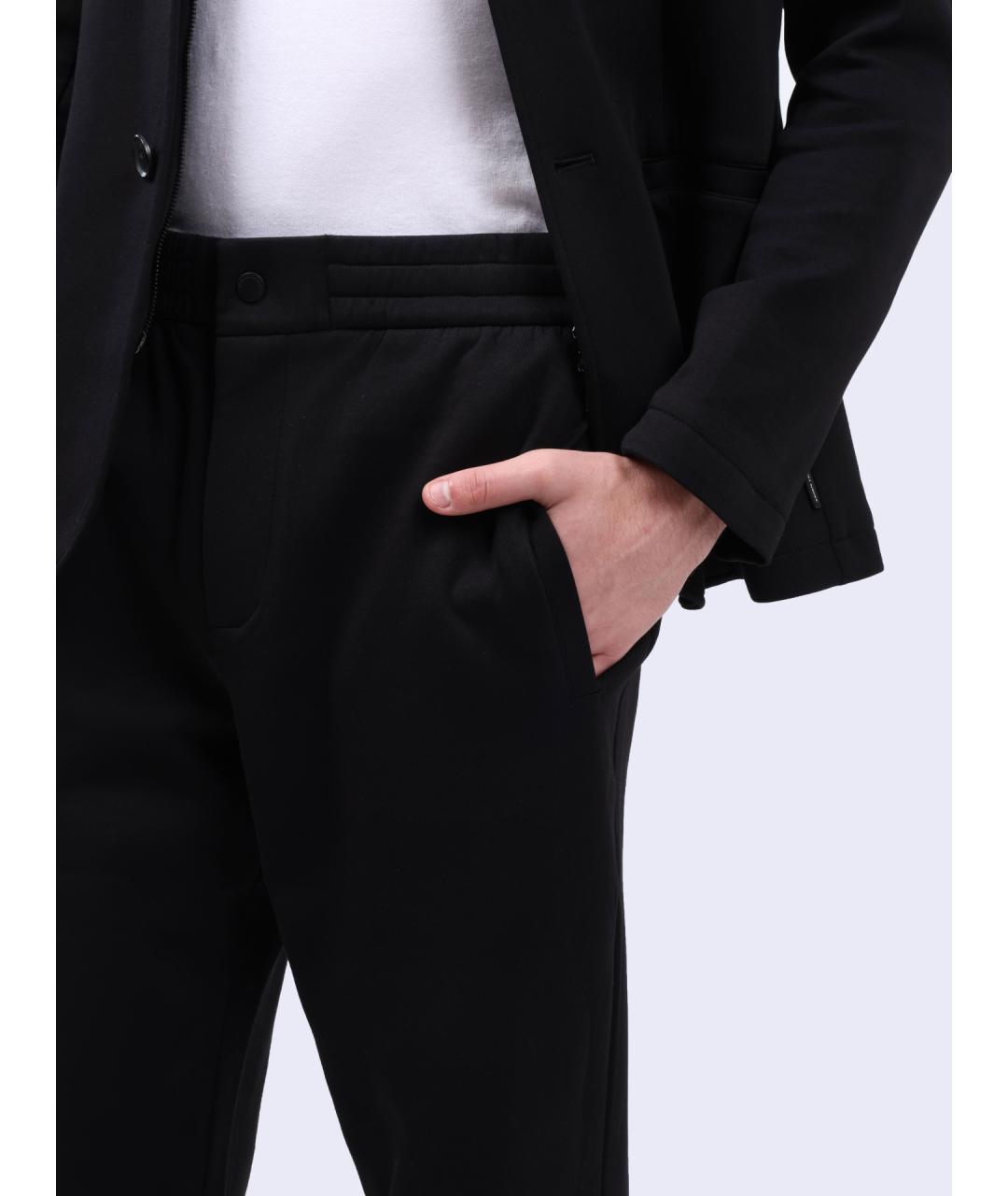 ARMANI EXCHANGE Черные повседневные брюки, фото 4