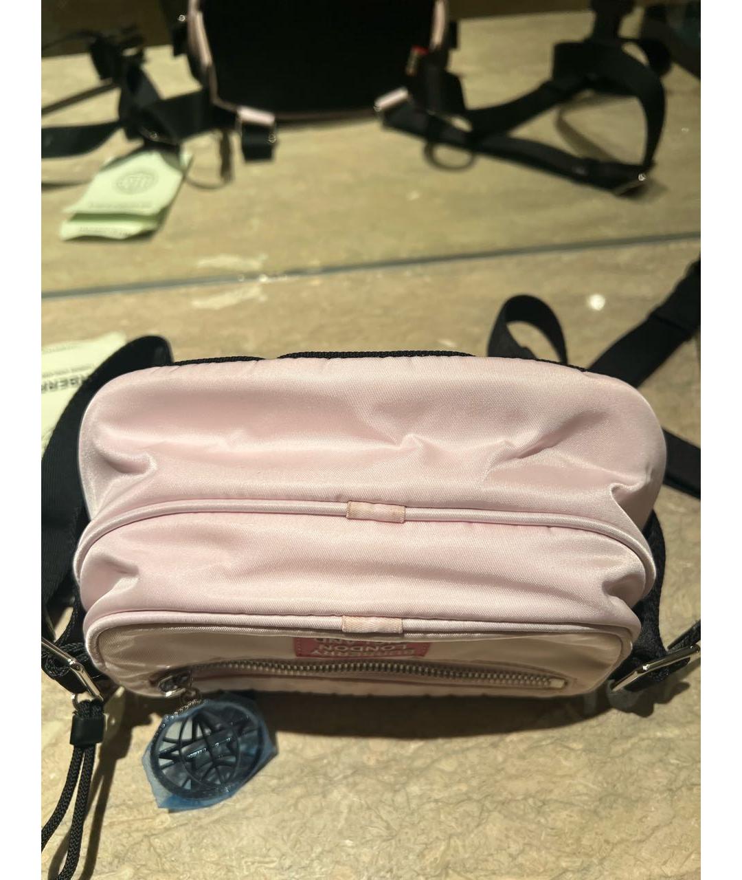 BURBERRY Розовая поясная сумка, фото 5