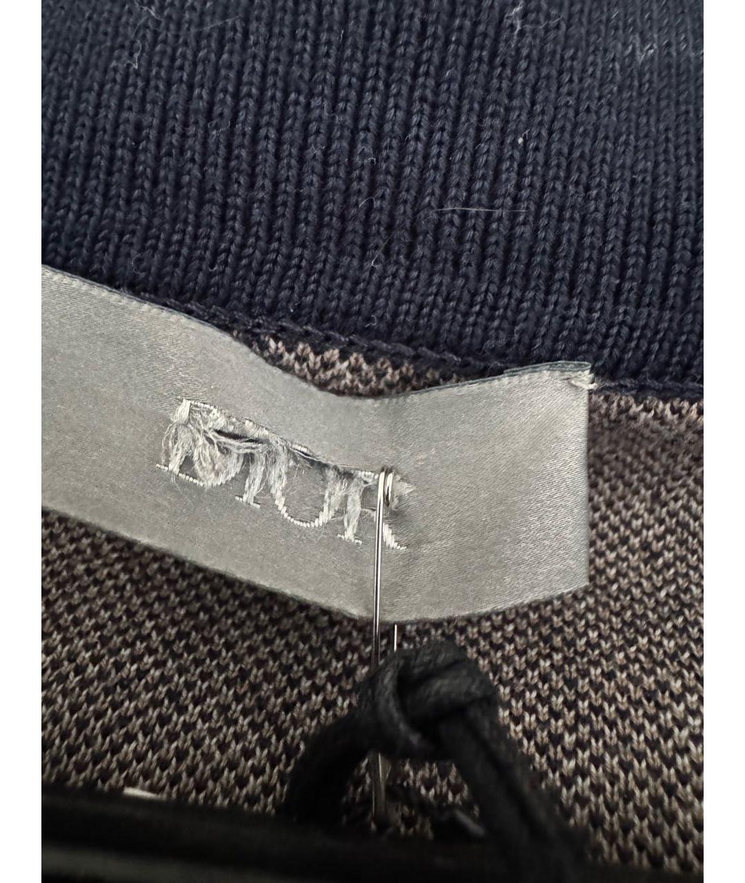 CHRISTIAN DIOR Мульти хлопковое поло с коротким рукавом, фото 4