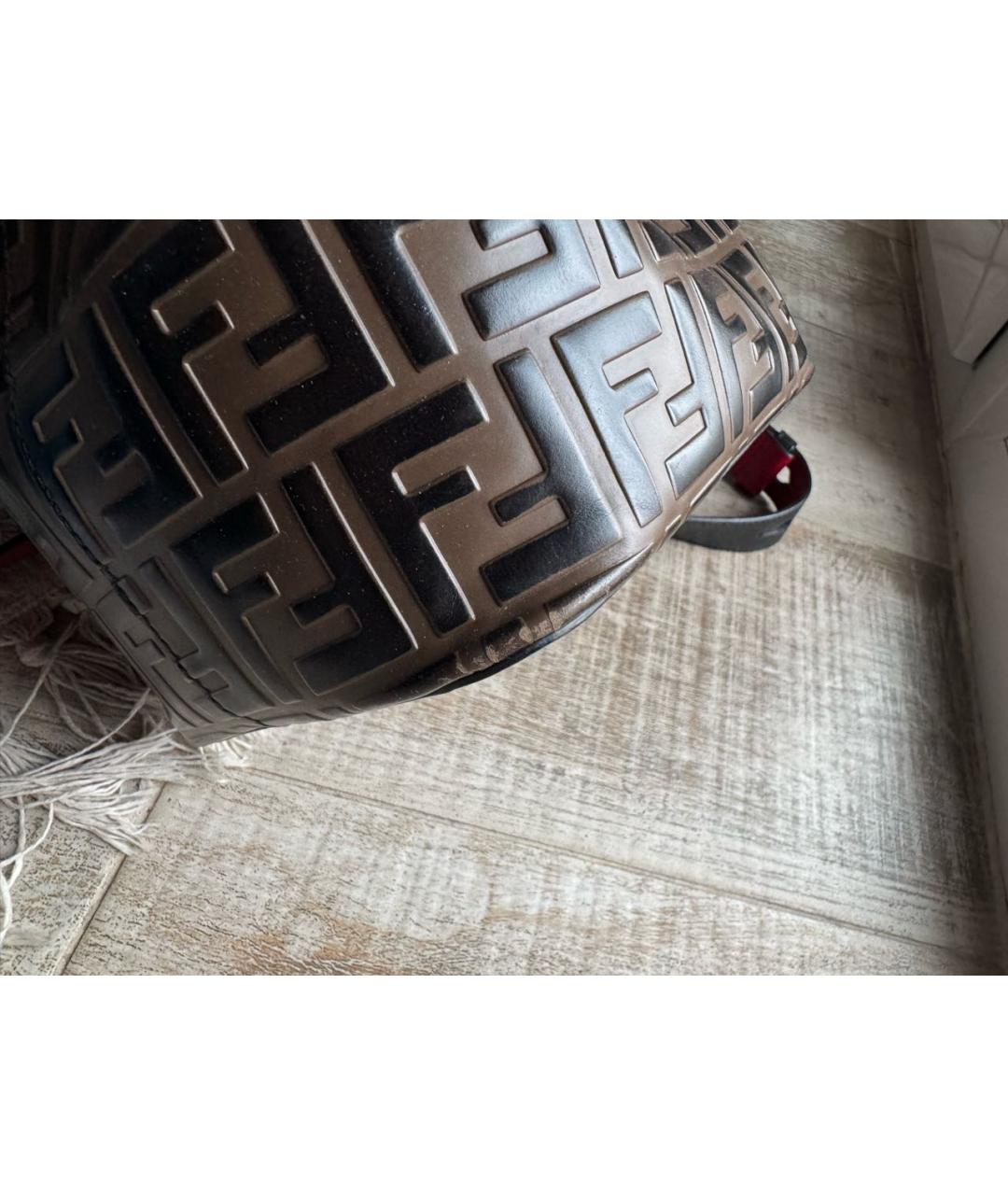 FENDI Мульти кожаная сумка с короткими ручками, фото 6