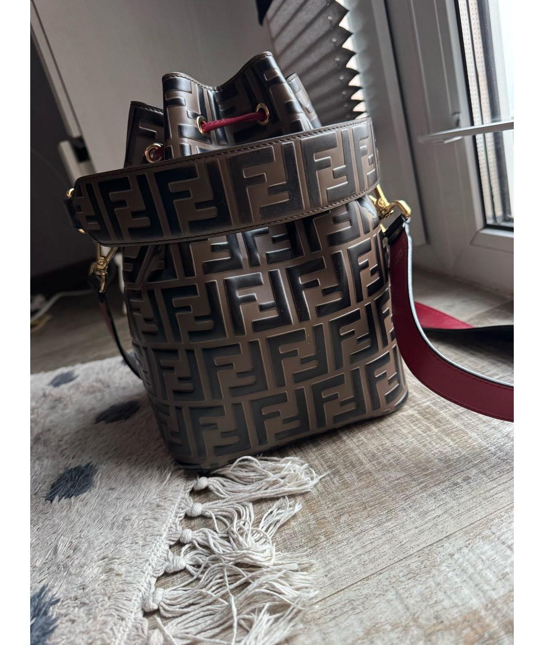 FENDI Мульти кожаная сумка с короткими ручками, фото 3