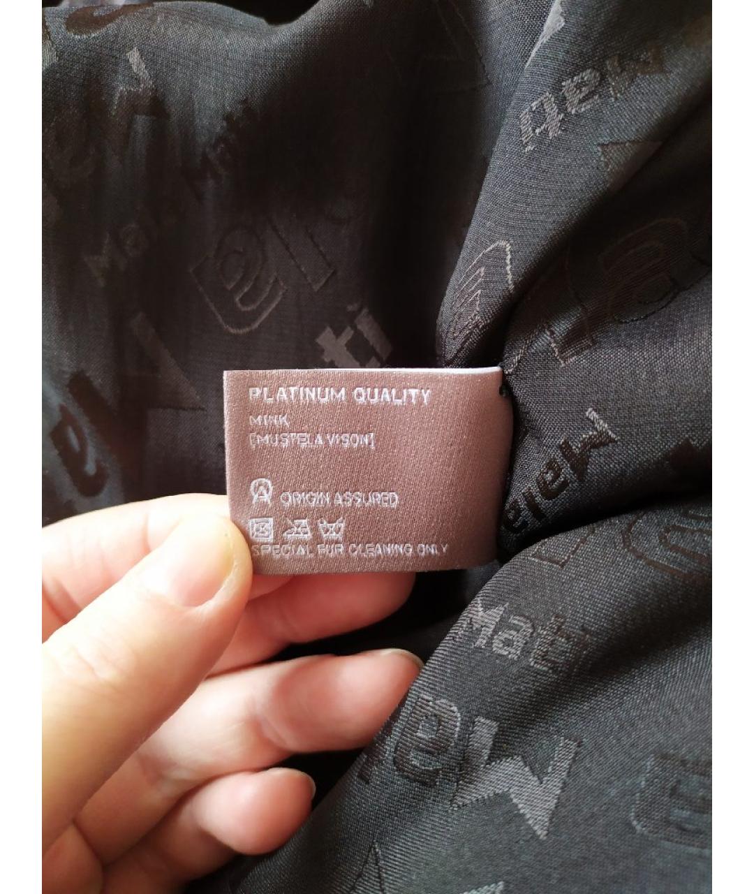 MALA MATI Коричневая меховая шуба, фото 7