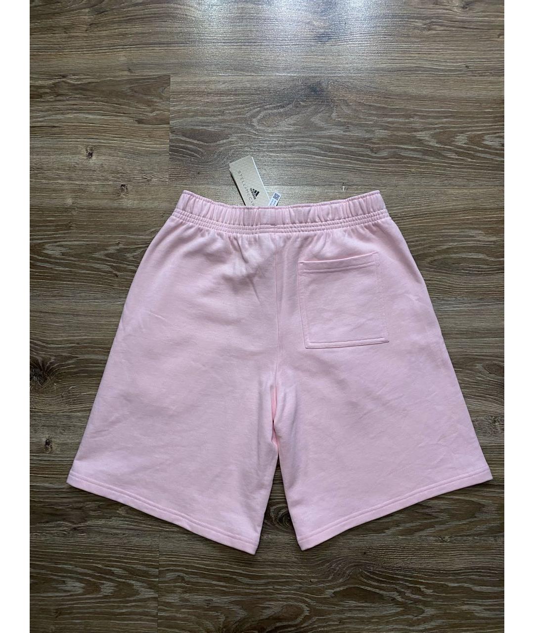 ADIDAS BY STELLA MCCARTNEY Розовые хлопковые шорты, фото 4