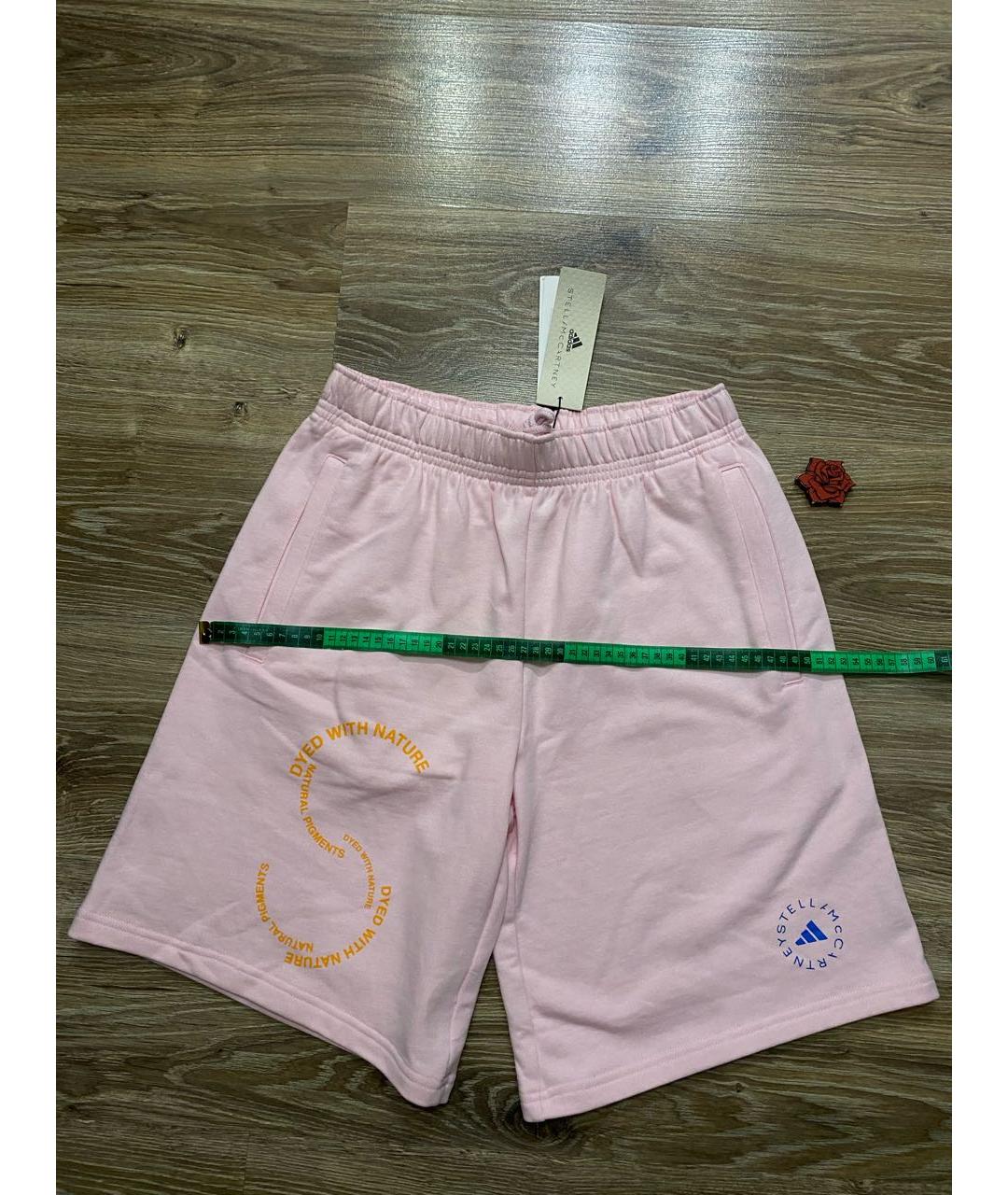 ADIDAS BY STELLA MCCARTNEY Розовые хлопковые шорты, фото 6