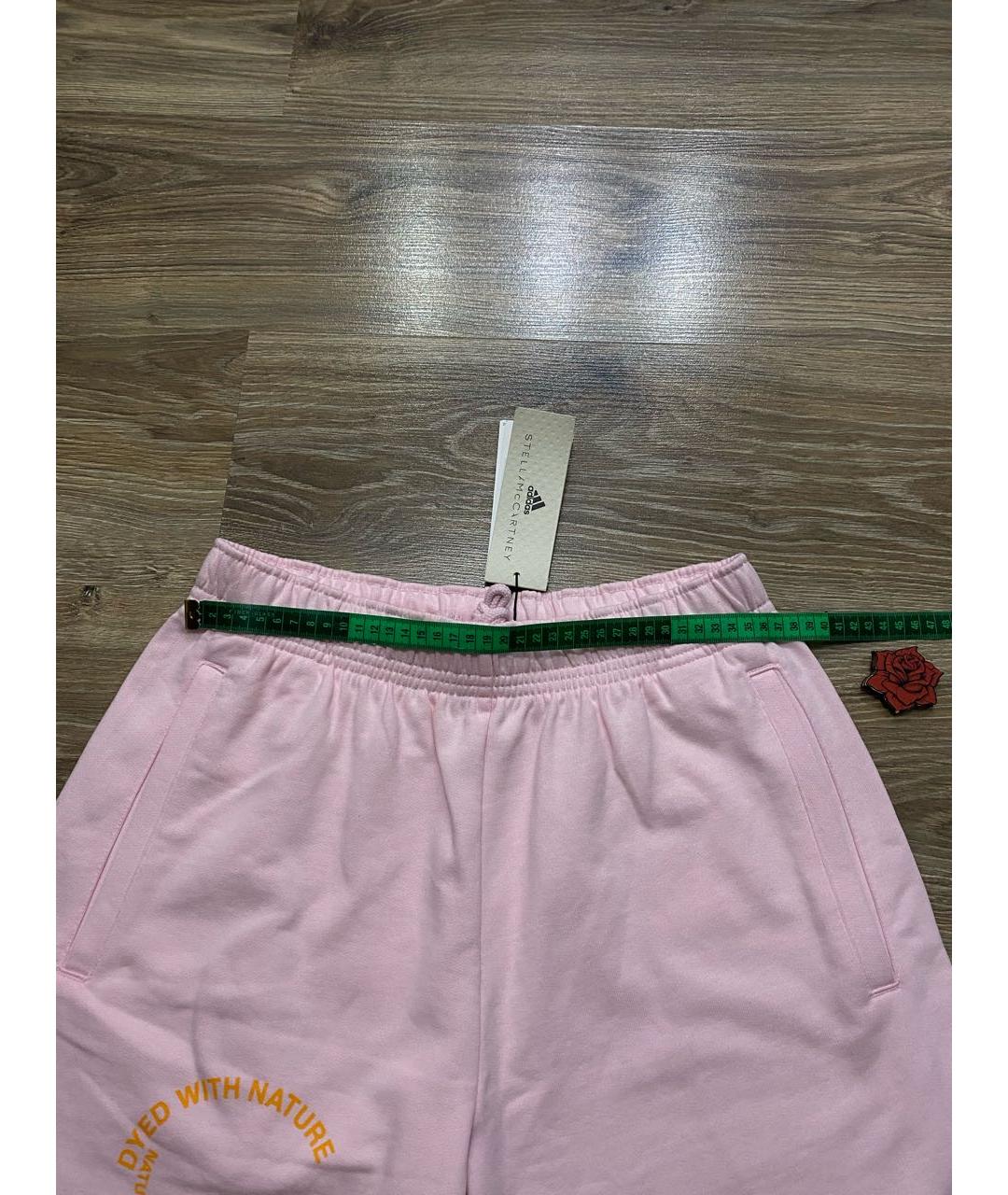 ADIDAS BY STELLA MCCARTNEY Розовые хлопковые шорты, фото 7