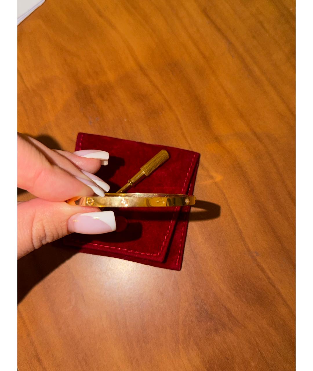 CARTIER Золотой браслет из желтого золота, фото 4