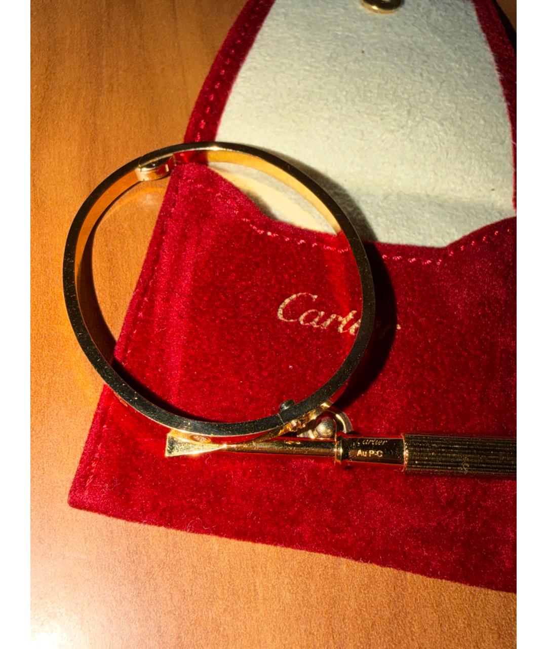 CARTIER Золотой браслет из желтого золота, фото 2