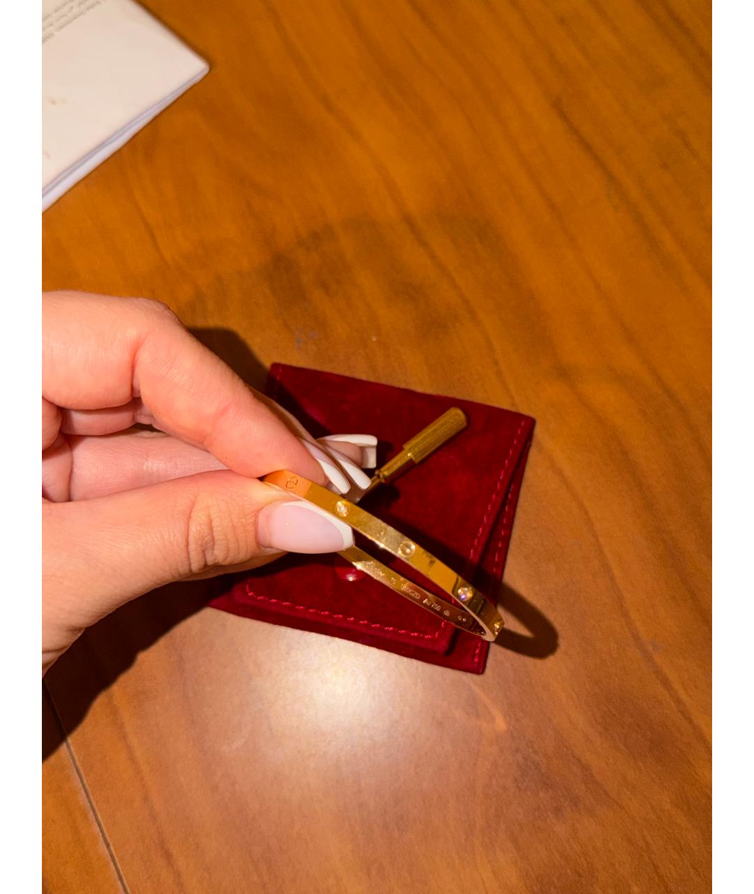 CARTIER Золотой браслет из желтого золота, фото 3