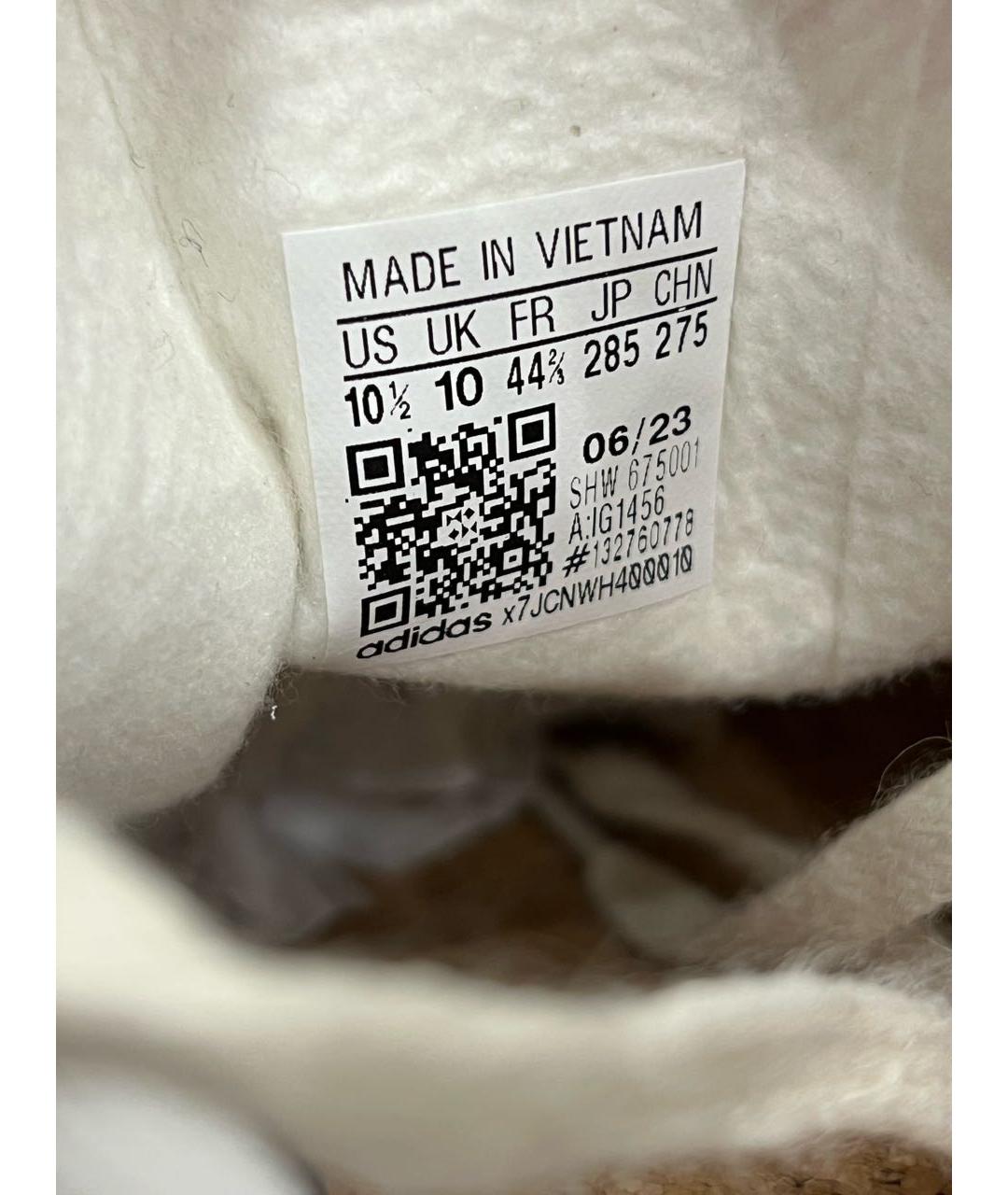 ADIDAS Зеленые текстильные низкие кроссовки / кеды, фото 4