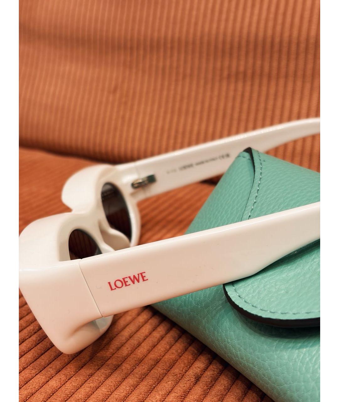 LOEWE Красные пластиковые солнцезащитные очки, фото 4