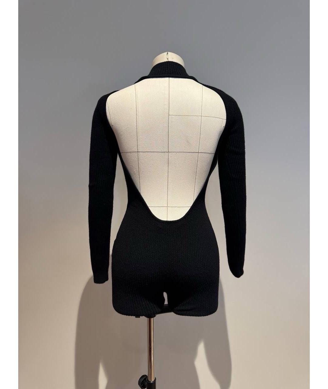 Jacob Lee Черный хлопко-эластановый комбинезон, фото 2