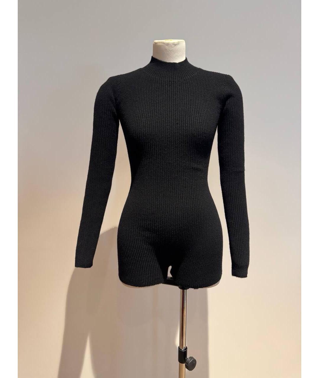 Jacob Lee Черный хлопко-эластановый комбинезон, фото 5