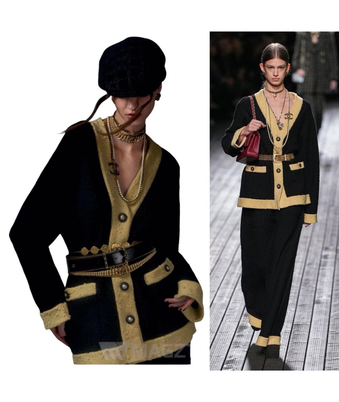 CHANEL Темно-синий кашемировый жакет/пиджак, фото 3