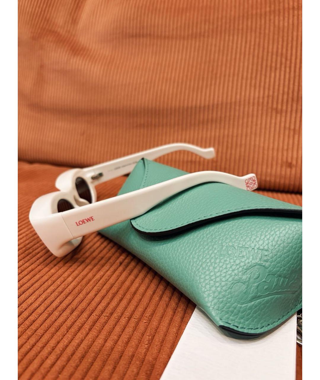 LOEWE Красные пластиковые солнцезащитные очки, фото 3