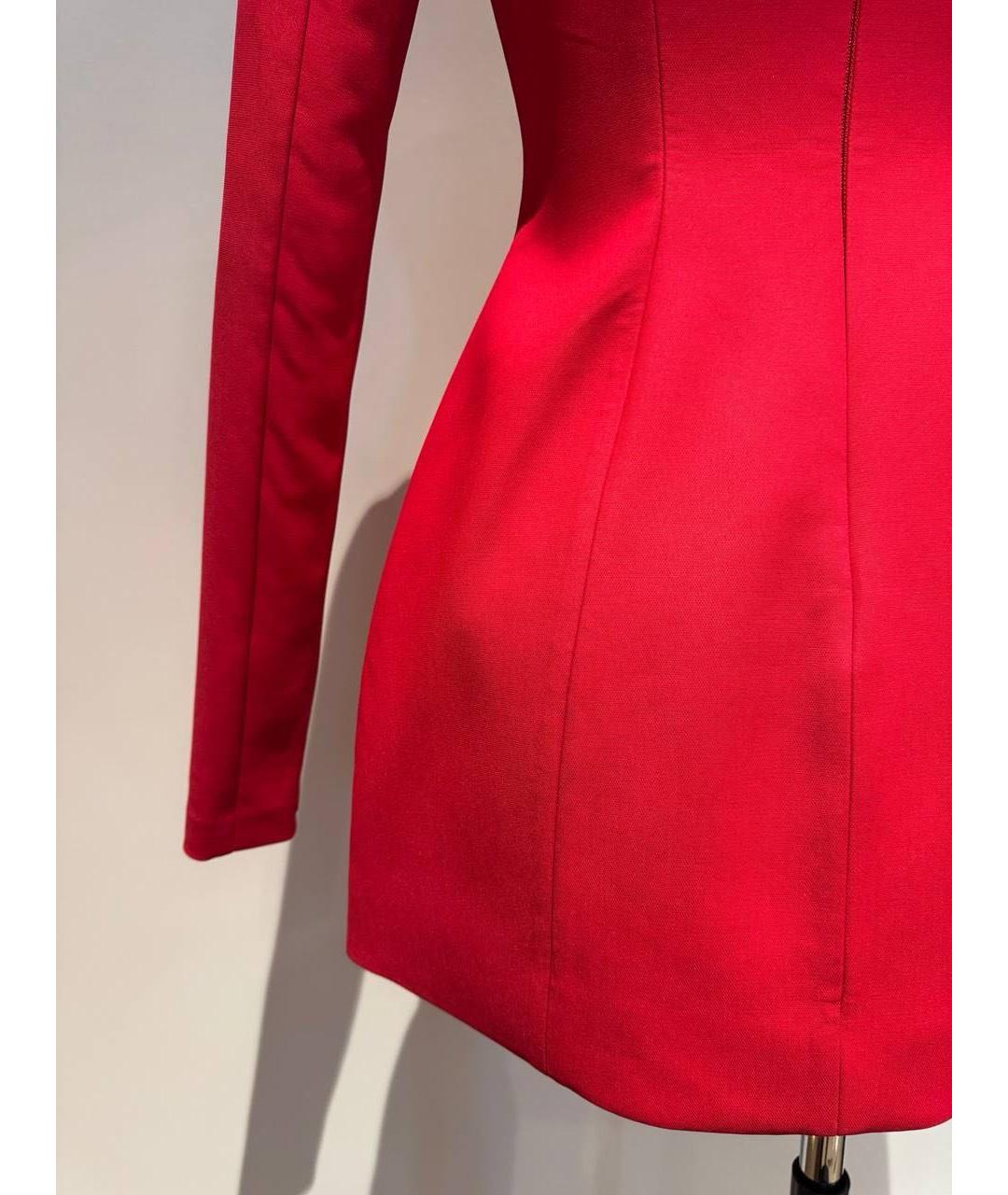 HELSA STUDIOS Красное хлопковое платье, фото 5