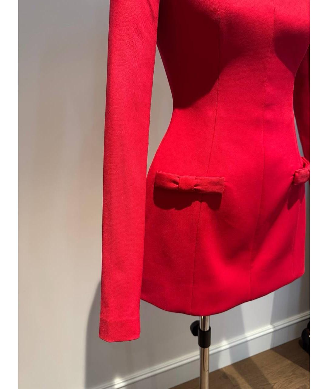 HELSA STUDIOS Красное хлопковое платье, фото 4