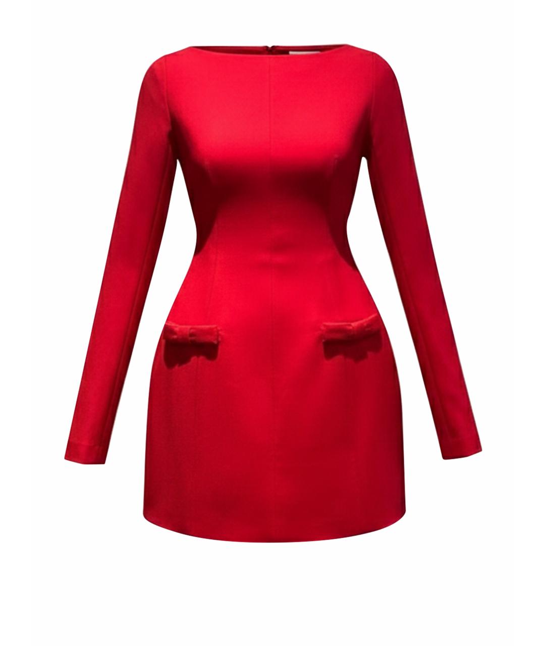 HELSA STUDIOS Красное хлопковое платье, фото 1