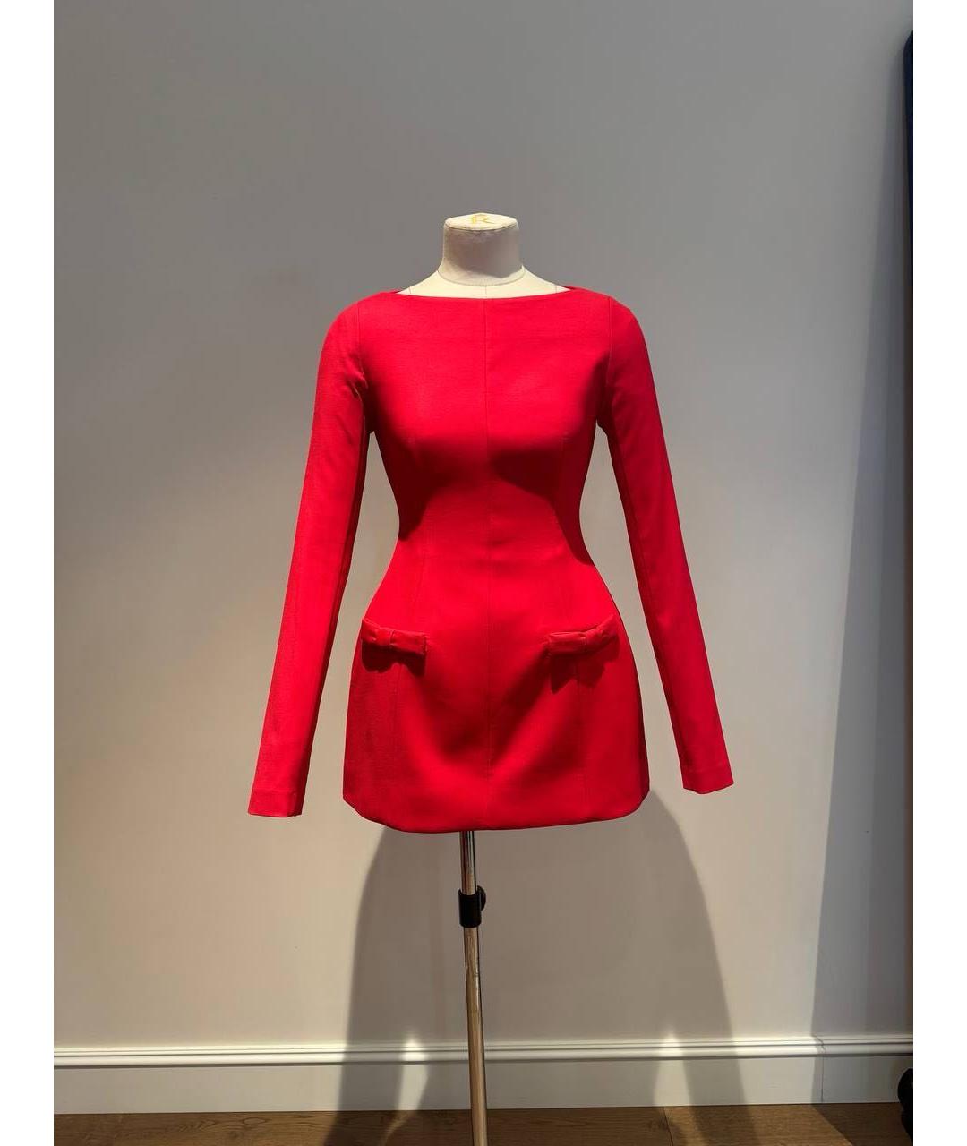 HELSA STUDIOS Красное хлопковое платье, фото 7