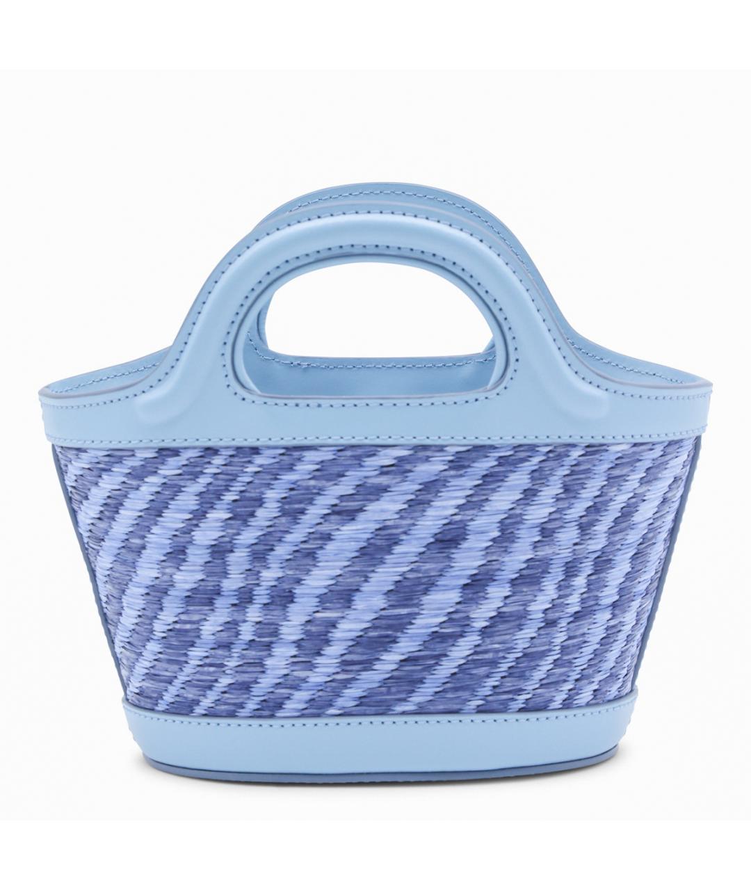 MARNI Синяя тканевая сумка тоут, фото 2