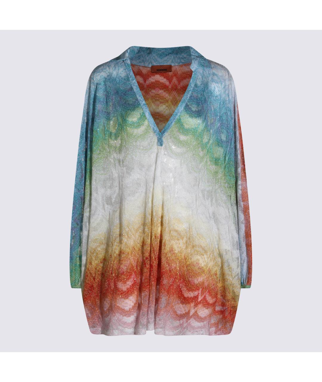 MISSONI Мульти вискозное повседневное платье, фото 5