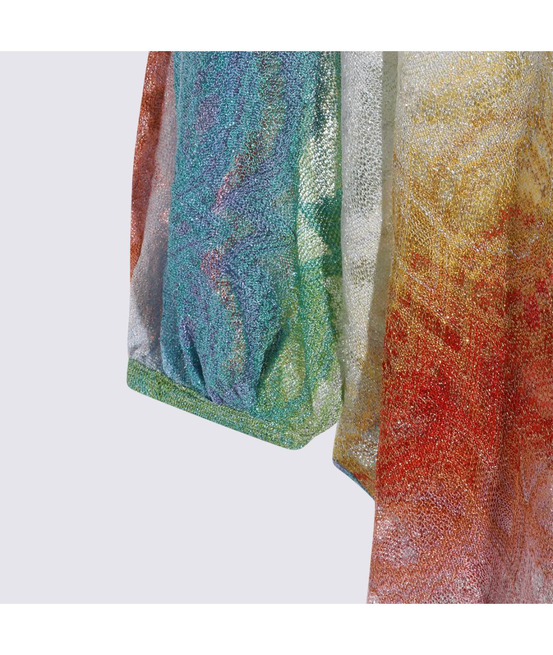 MISSONI Мульти вискозное повседневное платье, фото 3